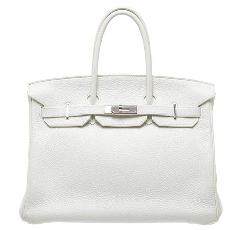 hermes birkin white bag price|Hermes Birkin 35 togo leather.